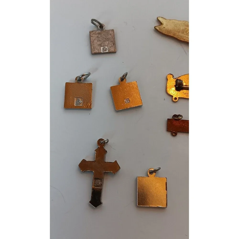 Vintage Order of Rainbow Pin & Charms Lot of 23